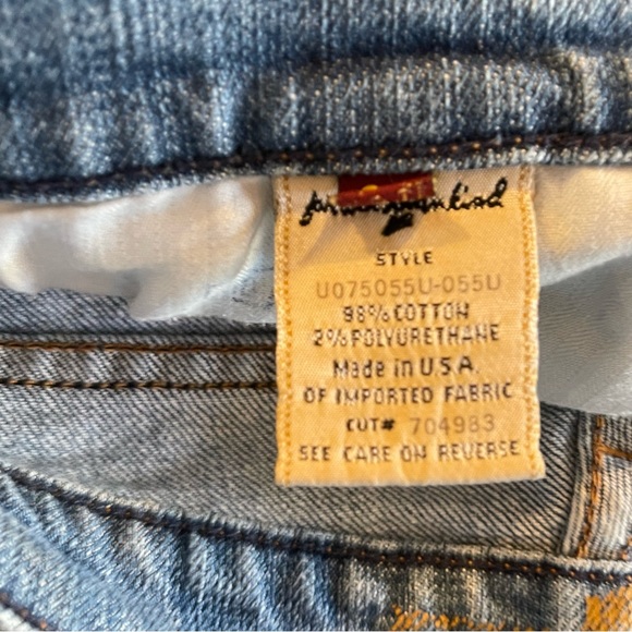 7 for all mankind flare denim jeans 26 U075055U-055U - Picture 4 of 13